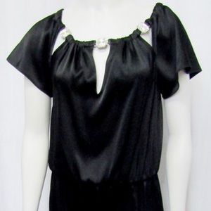 St. John Couture Liquid Satin Evening Gown size 0